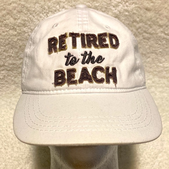 Retired to the Beach Adjustable Cap - Picture 1 of 8